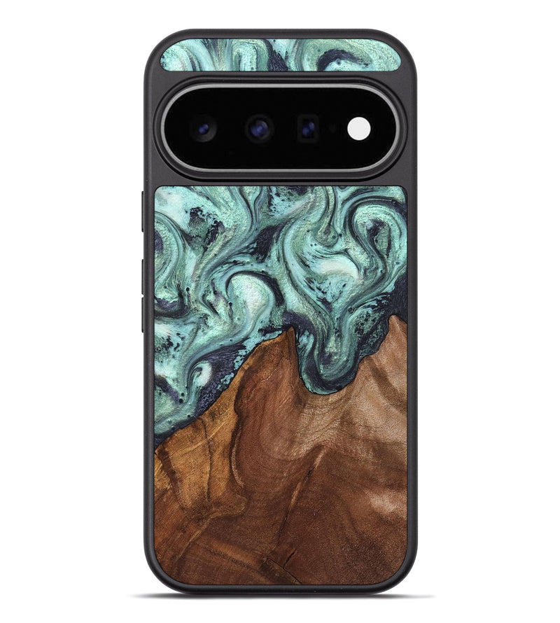 Pixel 11 Pro XL Wood Phone Case - Izan (Green, 826691)