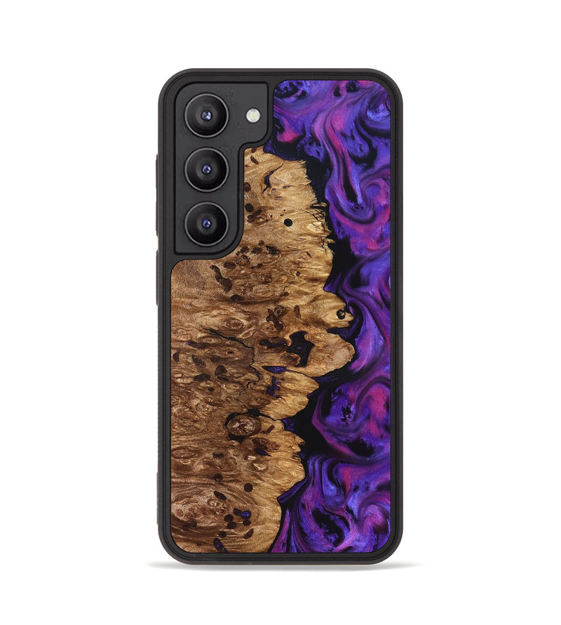 Galaxy S23 Wood Phone Case - Mamie (Purple, 826713)