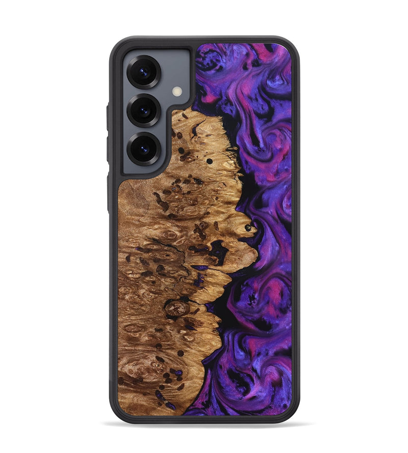 Galaxy S25 Plus Wood Phone Case - Mamie (Purple, 826713)