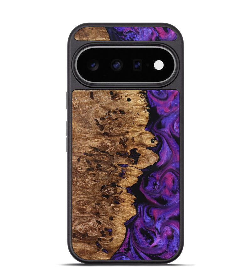 Pixel 11 Pro Wood Phone Case - Mamie (Purple, 826713)