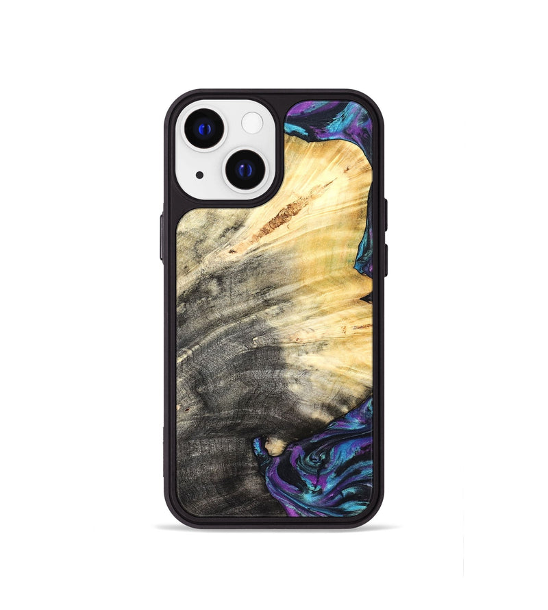 iPhone 13 mini Wood Phone Case - Rickey (Purple, 826714)