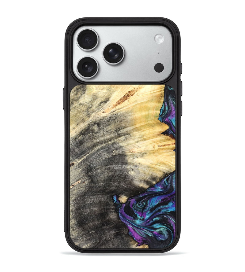 iPhone 18 Pro Max Wood Phone Case - Rickey (Purple, 826714)