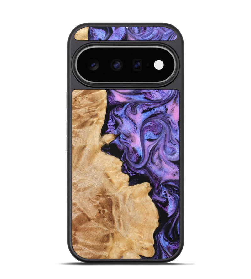 Pixel 11 Pro Wood Phone Case - Denis (Purple, 826715)