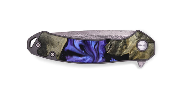 EDC Wood Pocket Knife - Sincere (Purple, 826716)