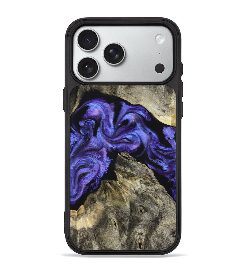 iPhone 18 Pro Max Wood Phone Case - Sincere (Purple, 826716)