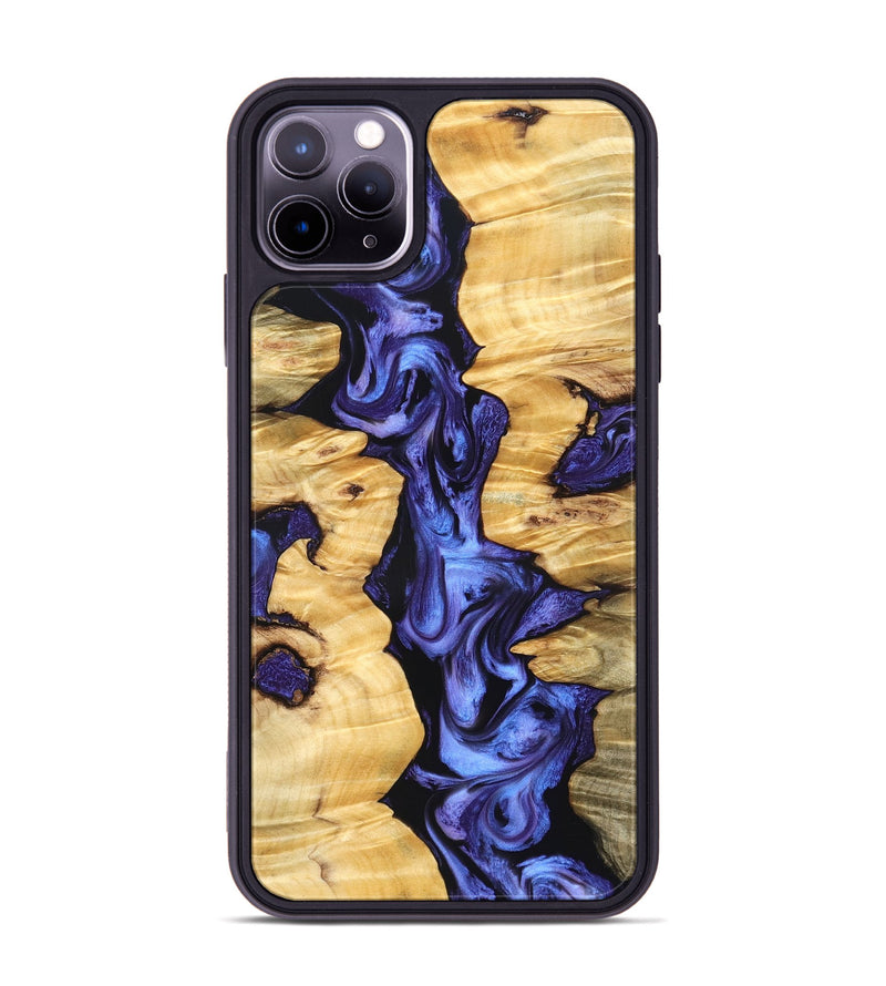 iPhone 11 Pro Max Wood Phone Case - Gannon (Purple, 826717)