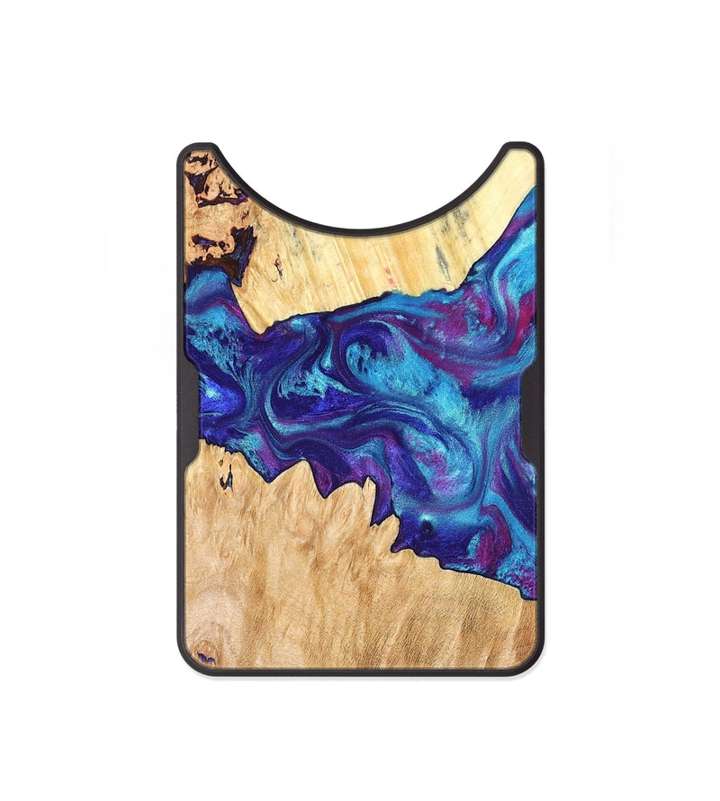 Alloy Wood Wallet - Lesia (Purple, 826718)
