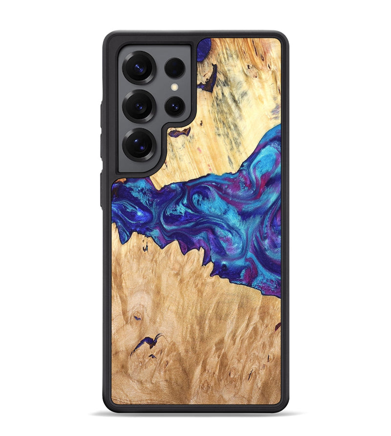 Galaxy S25 Ultra Wood Phone Case - Lesia (Purple, 826718)