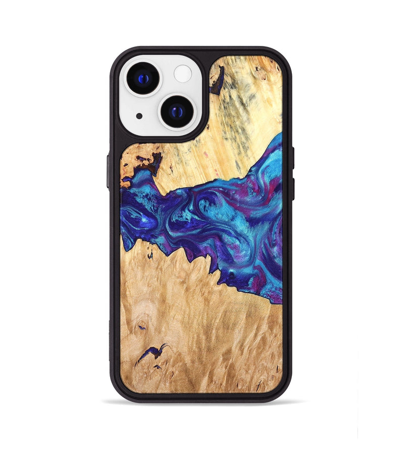 iPhone 13 Wood Phone Case - Lesia (Purple, 826718)