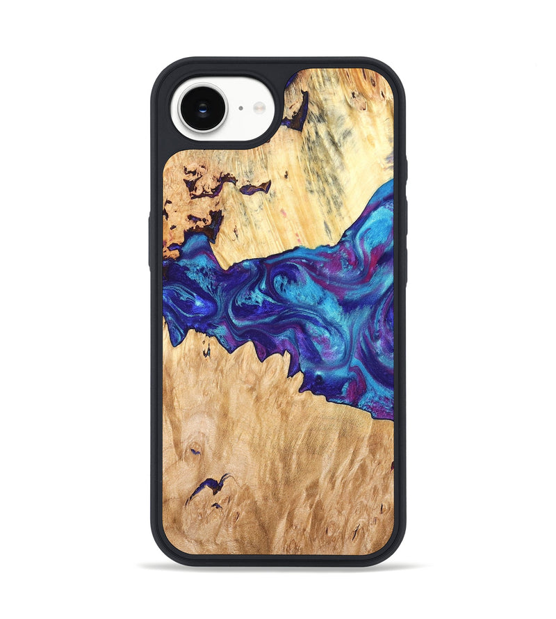 iPhone 16e Wood Phone Case - Lesia (Purple, 826718)