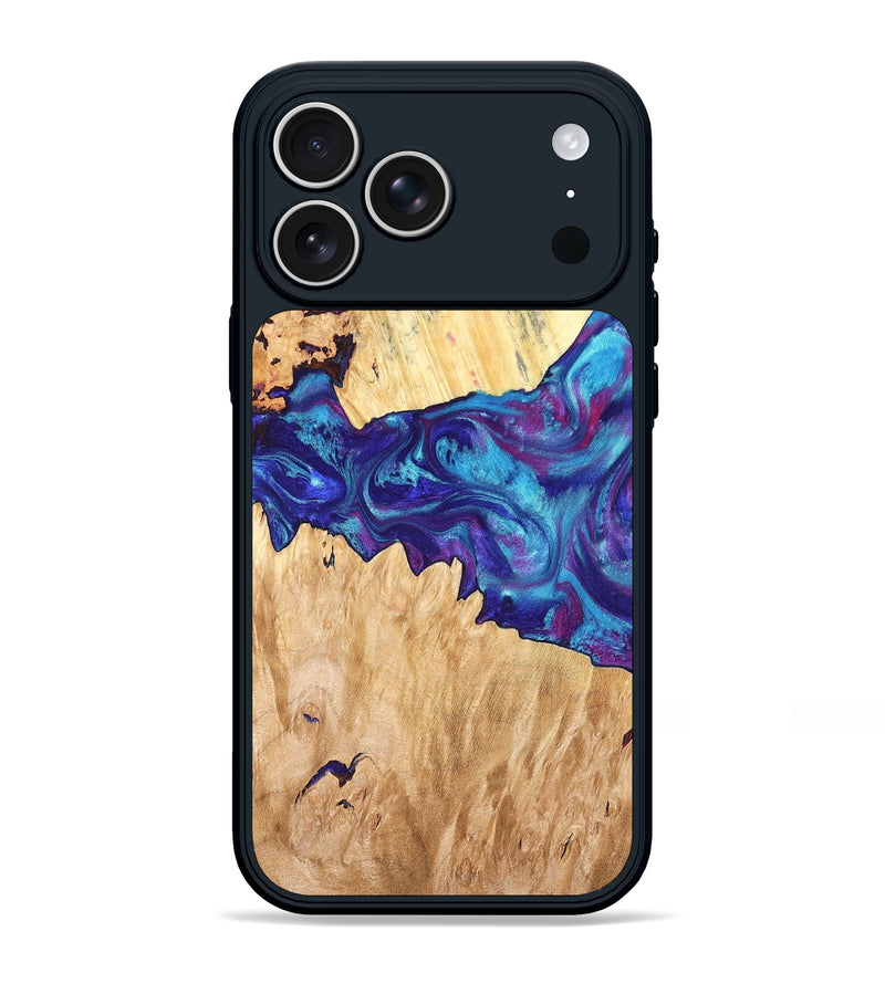 iPhone 17 Pro Max Wood Phone Case - Lesia (Purple, 826718)