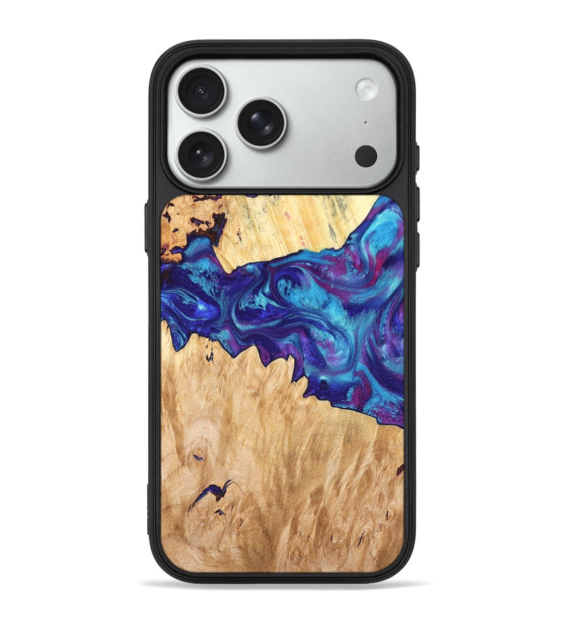 iPhone 18 Pro Max Wood Phone Case - Lesia (Purple, 826718)