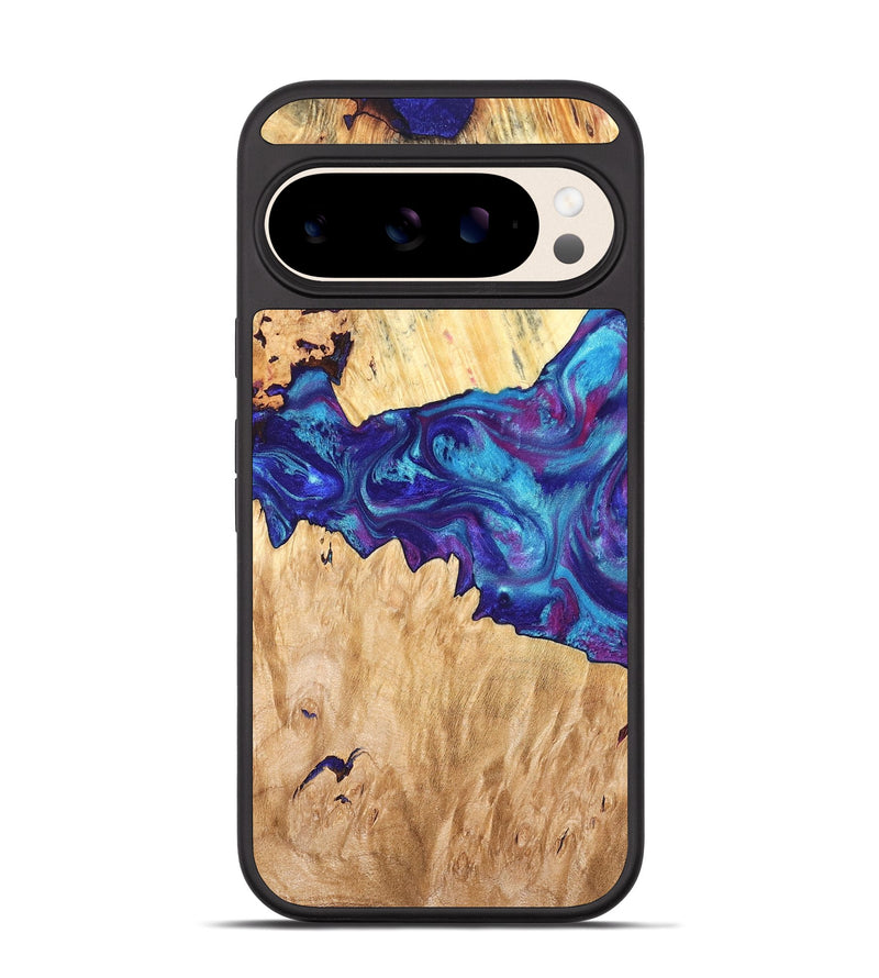Pixel 10 Wood Phone Case - Lesia (Purple, 826718)