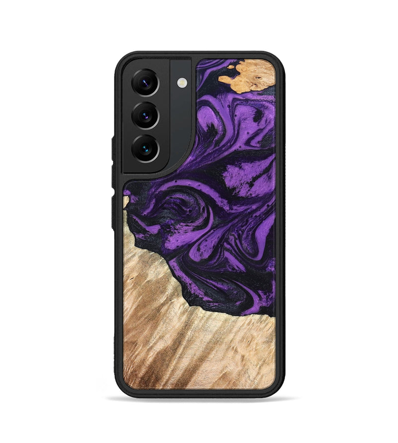 Galaxy S22 Wood Phone Case - Nella (Purple, 826719)