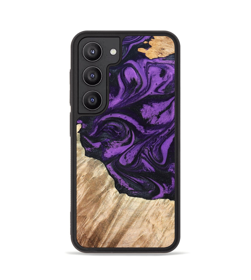 Galaxy S23 Wood Phone Case - Nella (Purple, 826719)