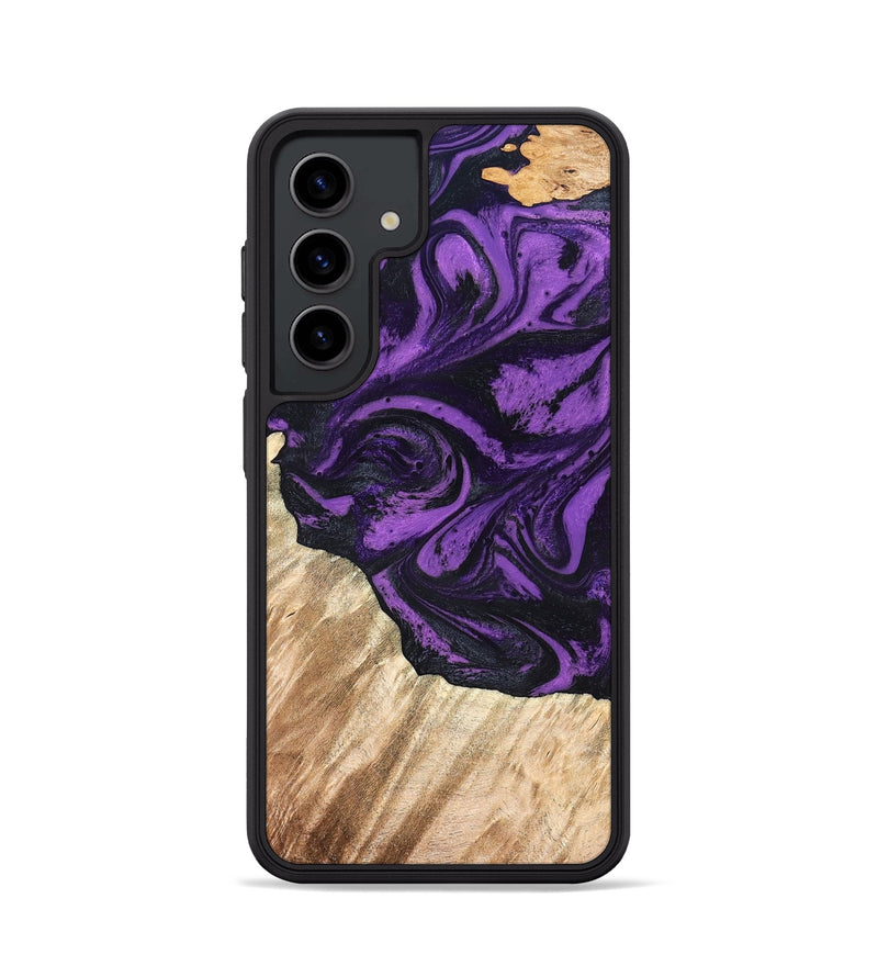 Galaxy S24 Wood Phone Case - Nella (Purple, 826719)