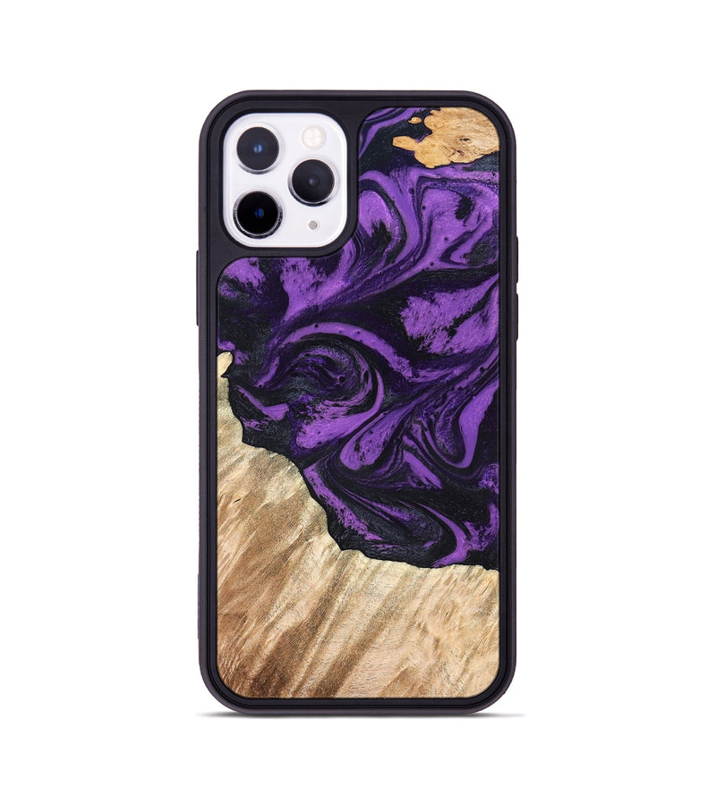 iPhone 11 Pro Wood Phone Case - Nella (Purple, 826719)