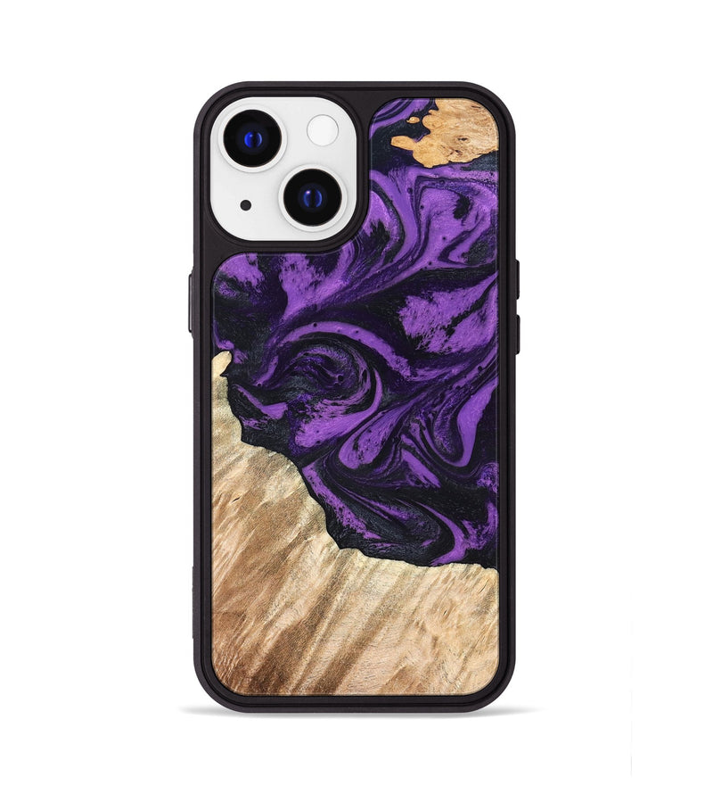 iPhone 13 Wood Phone Case - Nella (Purple, 826719)