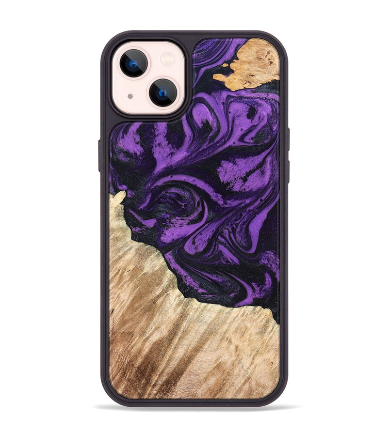 iPhone 14 Plus Wood Phone Case - Nella (Purple, 826719)