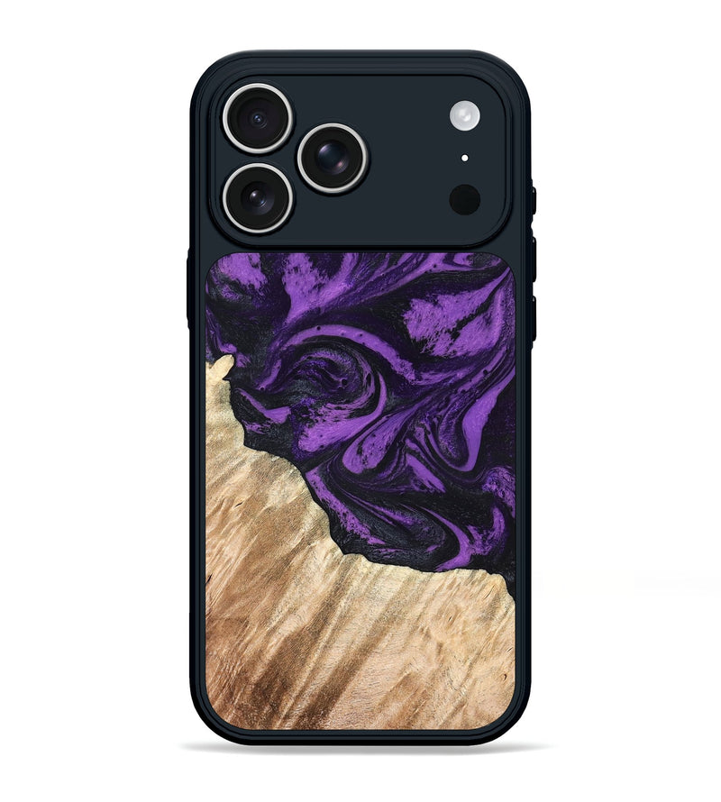 iPhone 17 Pro Max Wood Phone Case - Nella (Purple, 826719)