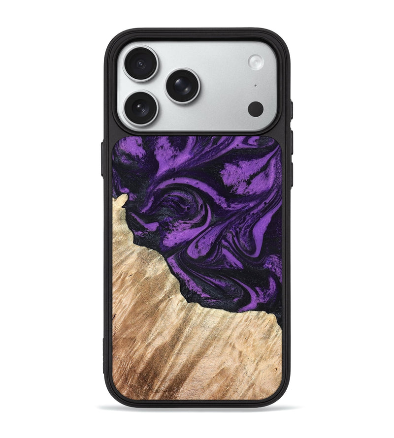 iPhone 18 Pro Max Wood Phone Case - Nella (Purple, 826719)