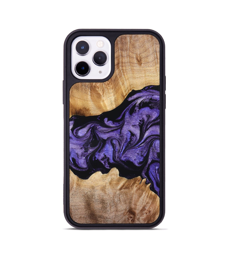 iPhone 11 Pro Wood Phone Case - Lottie (Purple, 826720)