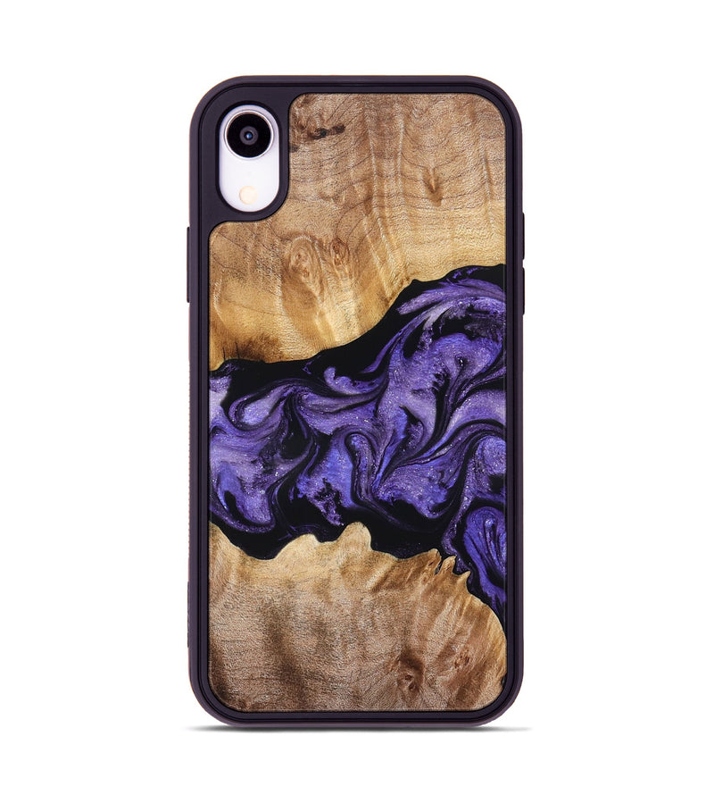 iPhone Xr Wood Phone Case - Lottie (Purple, 826720)