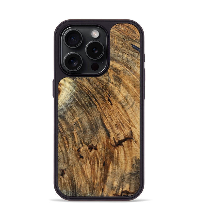iPhone 15 Pro Wood Phone Case - Leland (Wood Burl, 826721)