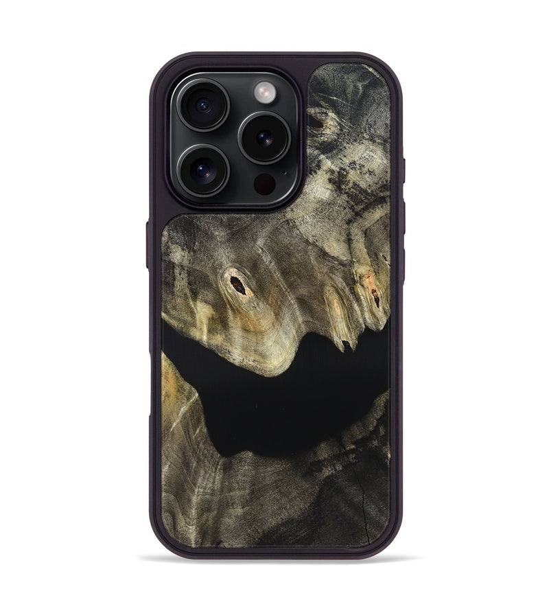 iPhone 16 Pro Wood Phone Case - Iliana (Wood Burl, 826724)
