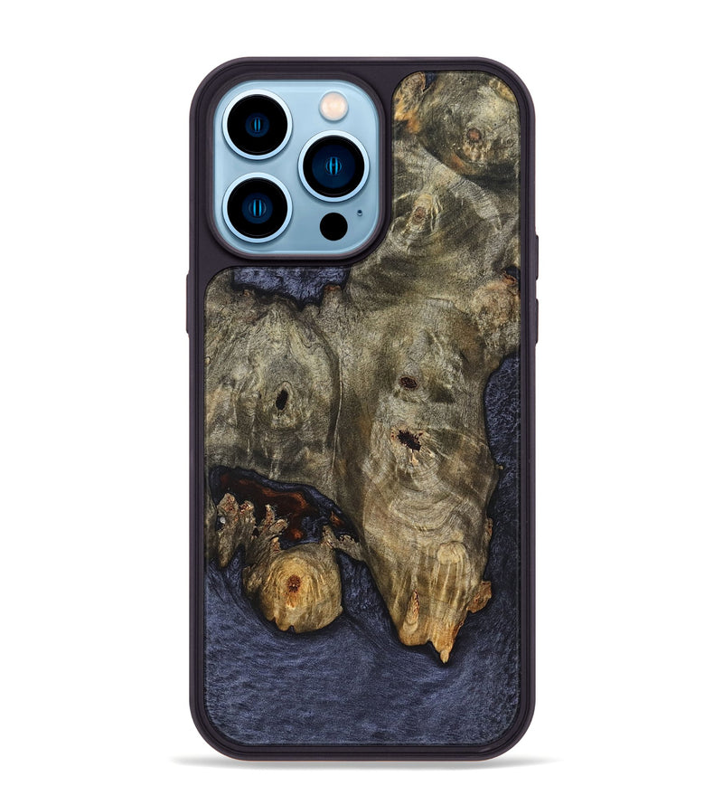 iPhone 14 Pro Max Wood Phone Case - Darian (Wood Burl, 826727)