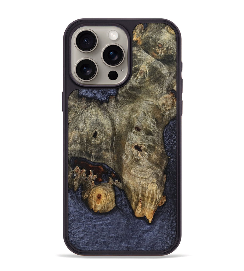 iPhone 15 Pro Max Wood Phone Case - Darian (Wood Burl, 826727)