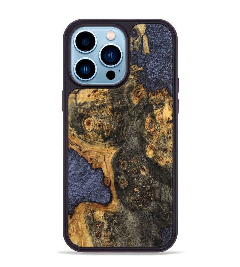 iPhone 14 Pro Max Wood Phone Case - Eliam (Wood Burl, 826728)