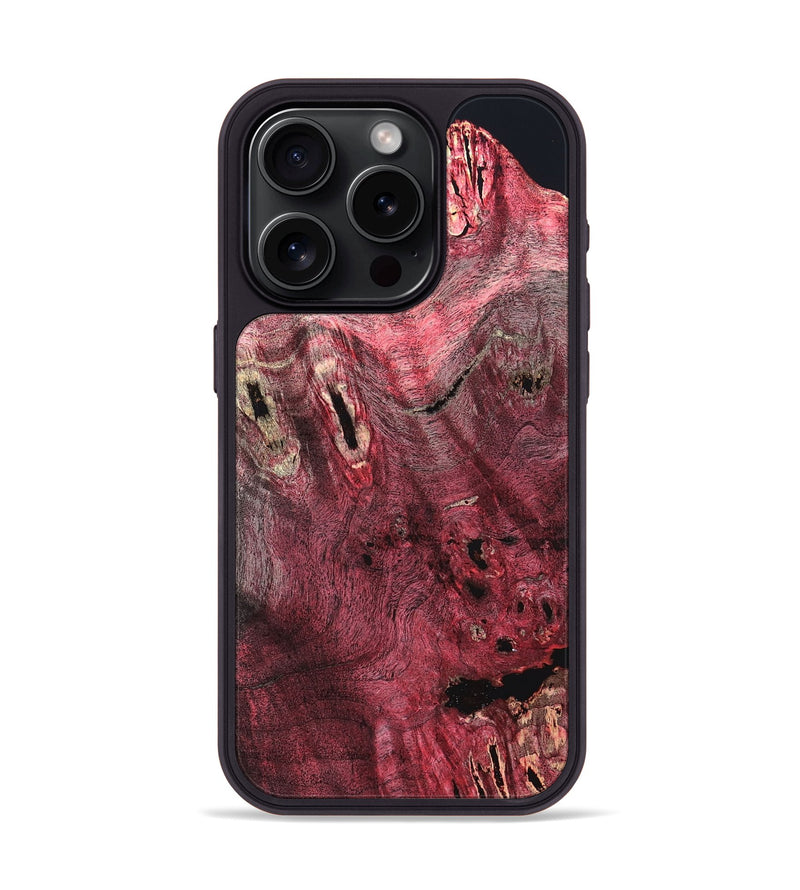 iPhone 15 Pro Wood Phone Case - Tessa (Wood Burl, 826729)