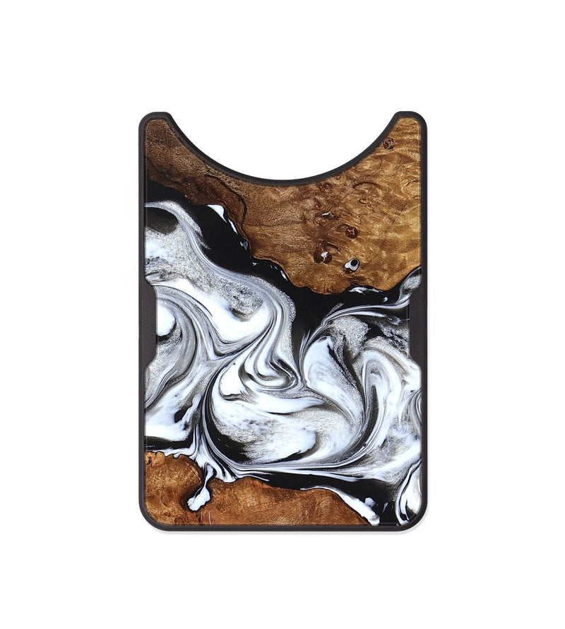 Alloy Wood Wallet - Jaxon (Black & White, 826732)