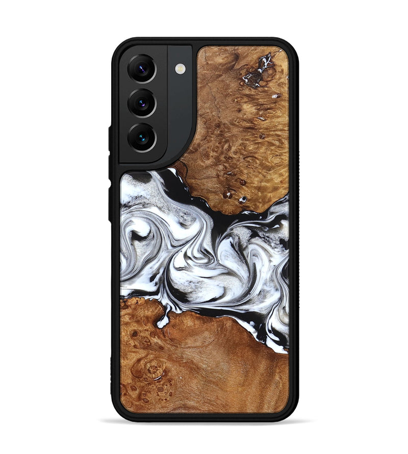Galaxy S22 Plus Wood Phone Case - Jaxon (Black & White, 826732)