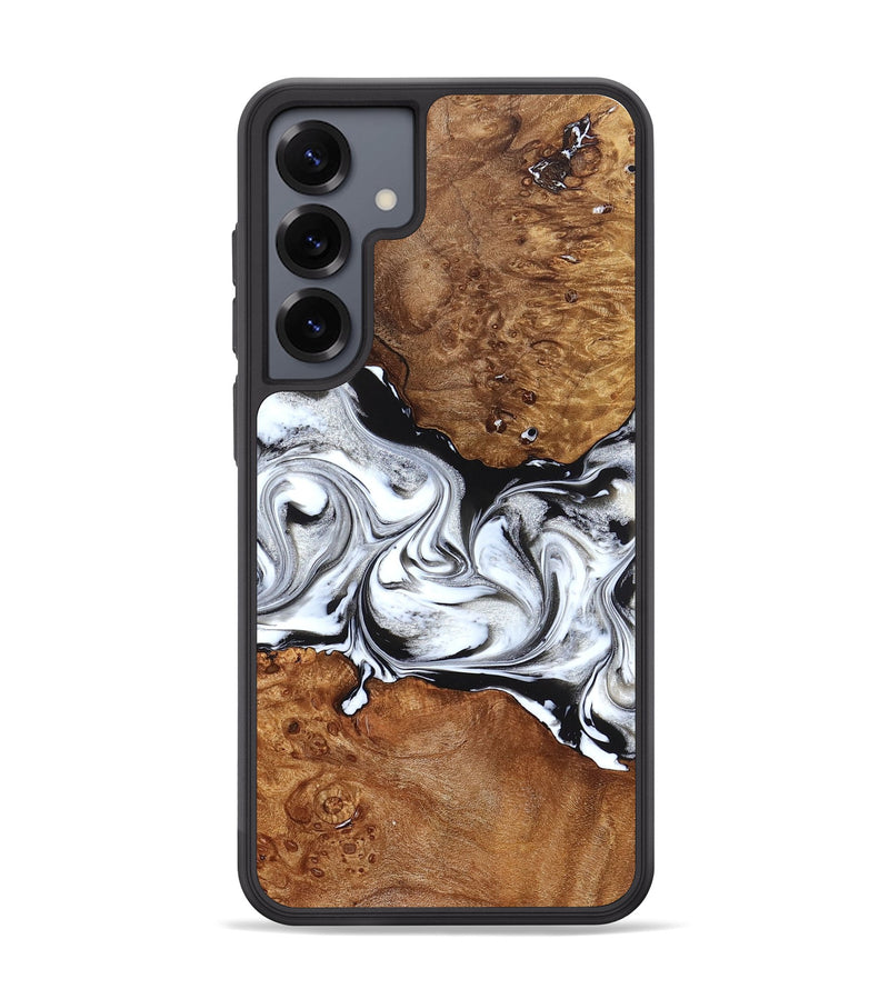 Galaxy S25 Plus Wood Phone Case - Jaxon (Black & White, 826732)