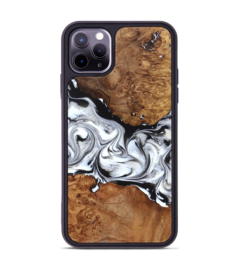 iPhone 11 Pro Max Wood Phone Case - Jaxon (Black & White, 826732)