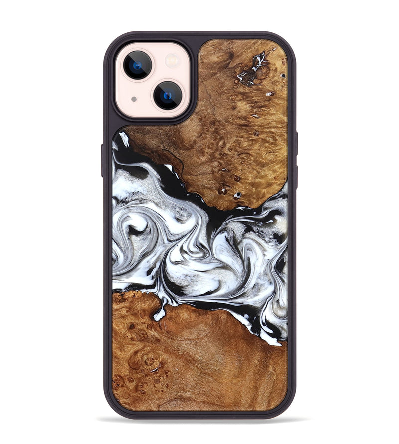 iPhone 14 Plus Wood Phone Case - Jaxon (Black & White, 826732)