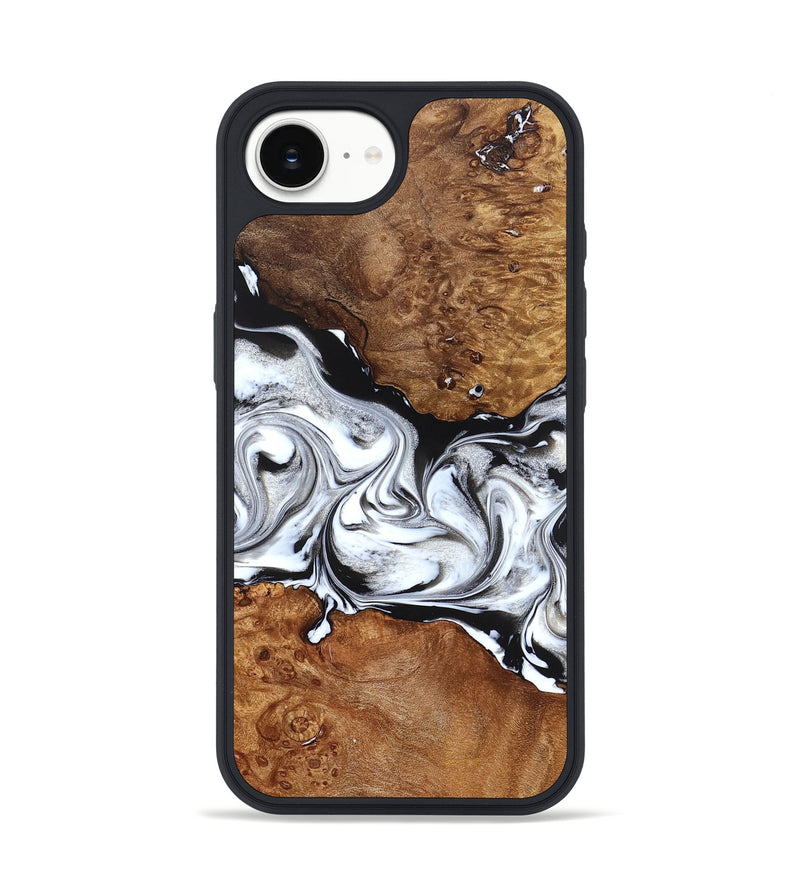 iPhone 16e Wood Phone Case - Jaxon (Black & White, 826732)