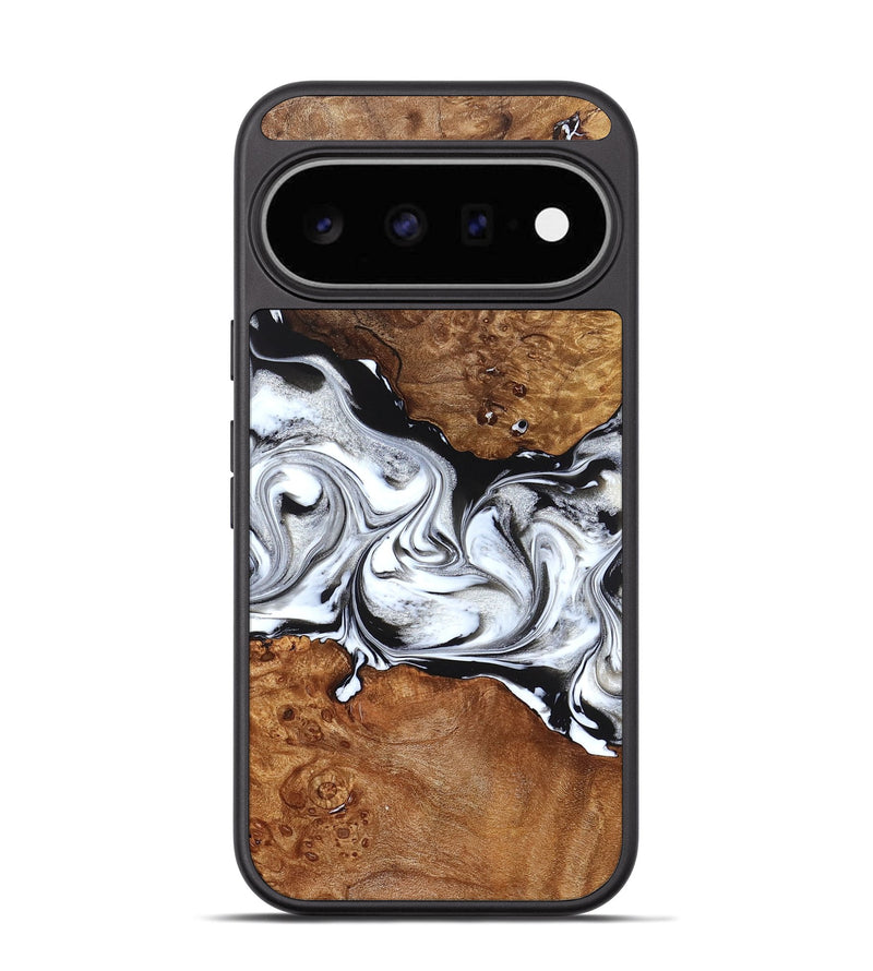 Pixel 11 Wood Phone Case - Jaxon (Black & White, 826732)