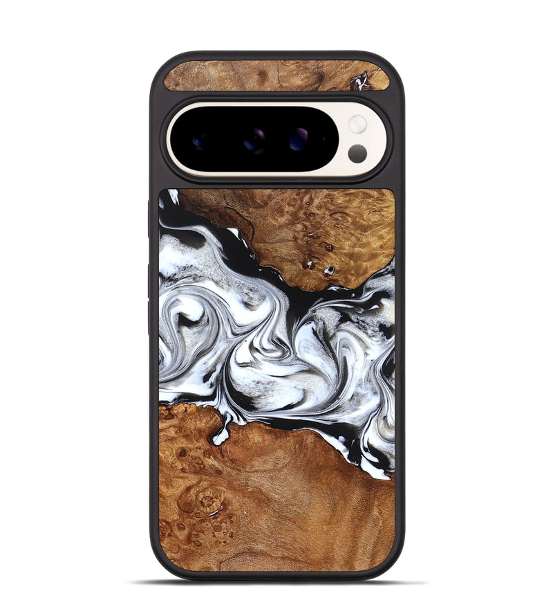 Pixel 9 Pro Wood Phone Case - Jaxon (Black & White, 826732)