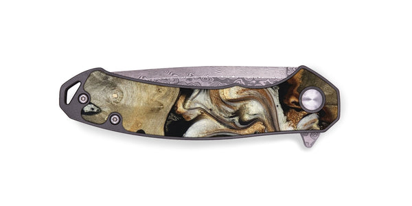 EDC Wood Pocket Knife - Journee (Black & White, 826733)