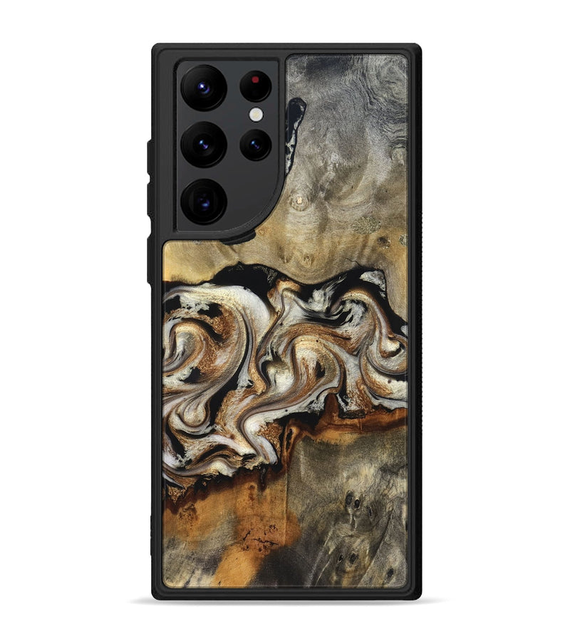 Galaxy S22 Ultra Wood Phone Case - Journee (Black & White, 826733)