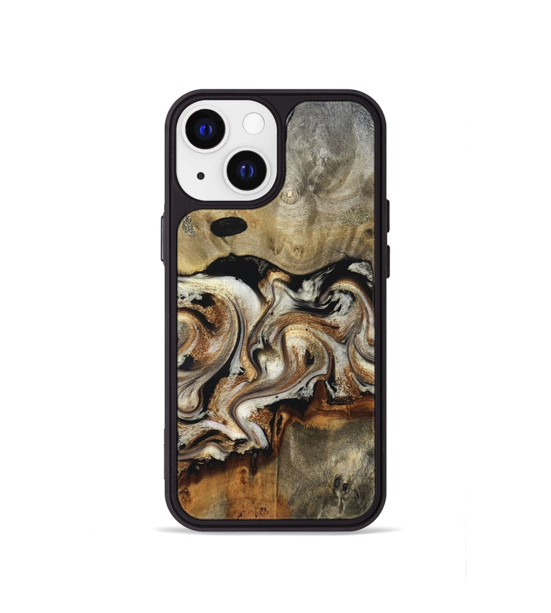iPhone 13 mini Wood Phone Case - Journee (Black & White, 826733)