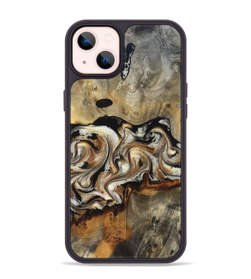 iPhone 14 Plus Wood Phone Case - Journee (Black & White, 826733)