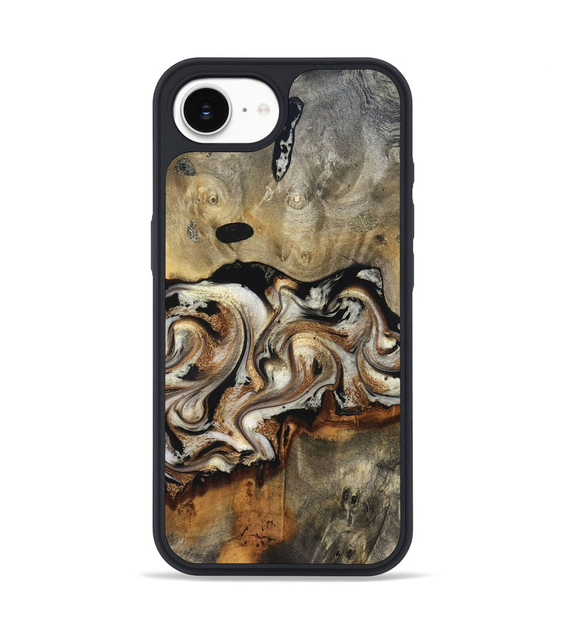 iPhone 16e Wood Phone Case - Journee (Black & White, 826733)