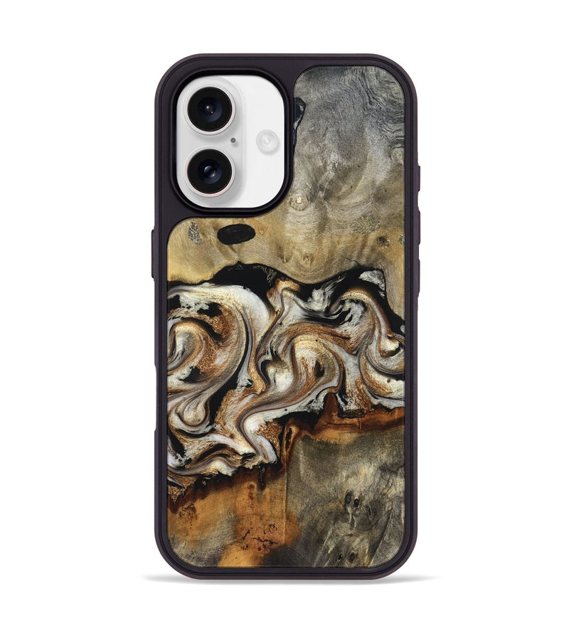 iPhone 17 Wood Phone Case - Journee (Black & White, 826733)