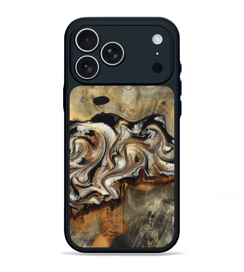 iPhone 17 Pro Max Wood Phone Case - Journee (Black & White, 826733)