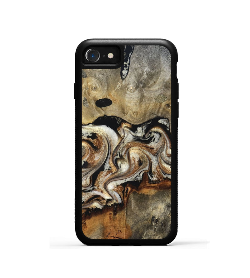iPhone SE Wood Phone Case - Journee (Black & White, 826733)