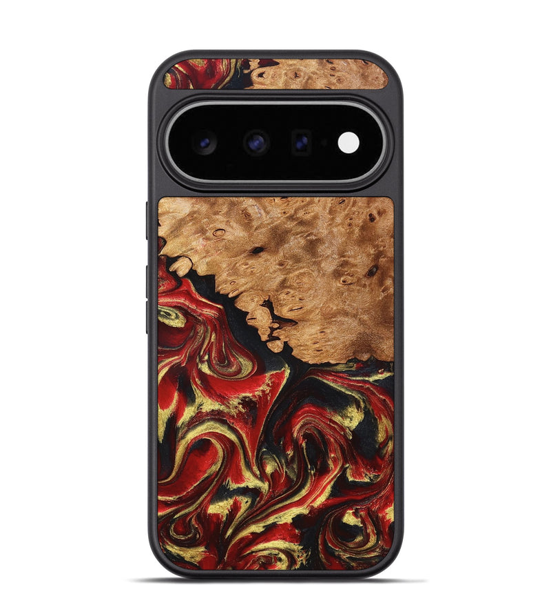 Pixel 11 Pro Wood Phone Case - Savanah (Red, 826734)
